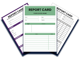 View the state report card. Report Card Template Customizable Report Cards