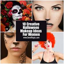 creative halloween makeup ideas for women