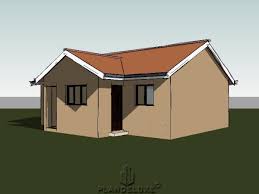 low cost 2 bedroom house plan 70sqm