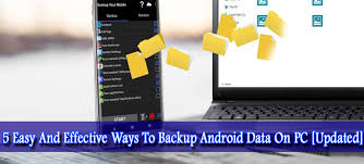 backup android data on pc