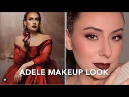 recreating adele makeup look by