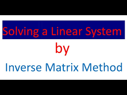 Business Maths Lecture 31 Solving A