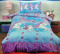 Carousel Horse Kids Single Bed Duvet