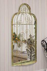 bird cage garden mirror 70cm x 40cm