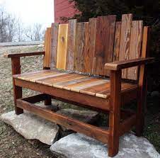 Rustic Wooden Garden Bench Clearance
