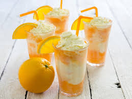 this boozy float is the best creamsicle