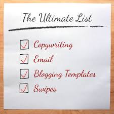 The Ultimate List Of Copywriting Email And Blogging