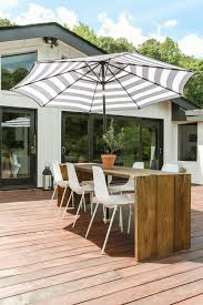 Large Wooden Outdoor Dining Table