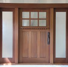Craftsman Door With Rain Glass Harding