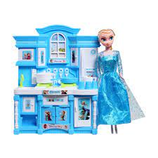 Đồ chơi búp bê công chúa Elsa Kitchen Set (chất liệu an toàn)