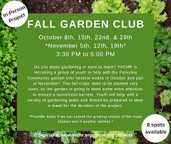 Fall Garden Club Yvchr