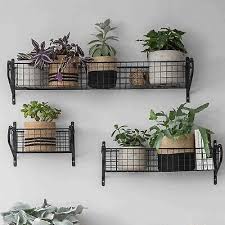Indoor Steel Basket Shelves Kitchen
