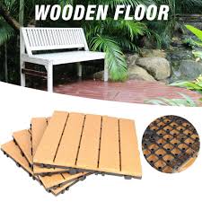 Rubbercal.com has been visited by 10k+ users in the past month Bloomma Interlocking Wood Flooring Deck Patio Pavers Composite Decking Interlocking Patio Tiles For Outdoor Indoor Buy Online In Sri Lanka At Desertcart 182910541