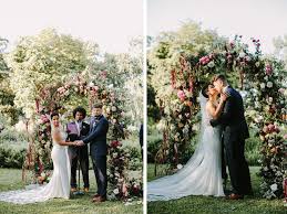 garden wedding filled with flowers