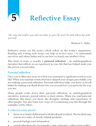 Grade 10 Reflective Essay Composition Writing Skill