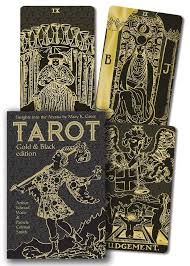 Check out these beautiful tarot card readings! Tarot Gold Black Edition Waite Arthur Edward Smith Pamela Colman Greer Mary K 9780738767376 Amazon Com Books