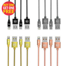 Bogo Free Iphone Lightning Android Micro Usb Charger Metallic Reinforced Cable Ebay