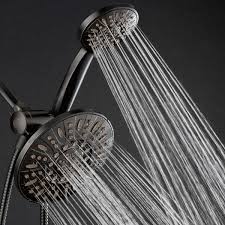 From efaucets and invigorating sprays with adjustable brass vintage showerhead. Aquadance 48 Spray 7 In Dual Shower Head And Handheld Shower Head In Oil Rubbed Bronze 9928 The Home Depot