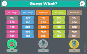 The popular game is loved by young and old and even after many years, it's still the number one quiz show for fun tv nights with family and friends. Free Jeopardy Style Game Template Building Better Courses Discussions E Learning Heroes