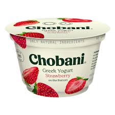 chobani greek yogurt with strawberry