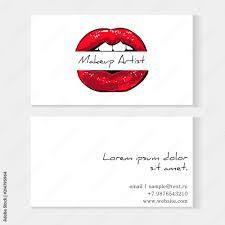 makeup artist business cards template