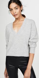 Naadam Deep V Crop Cashmere Sweater Shopbop Save Up To 25
