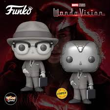 Marvel cinematic universe funko pop figures van koop je bij nerdup. 2020 New Funko Pop Wandavision 50s Vision B W With Chase Hot Stuff 4 Geeks