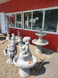 concrete garden statuary fountains