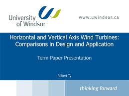 Ppt Horizontal And Vertical Axis Wind Turbines