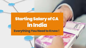 starting salary of ca in india