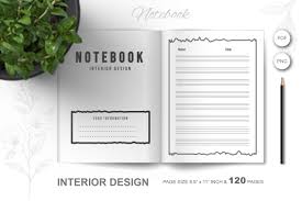 notebook journal kdp interior
