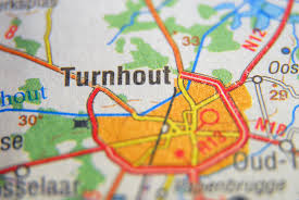 Foto turnhout map centrum ring straten