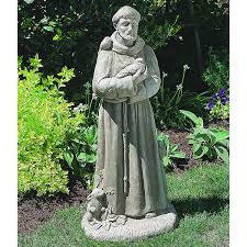 St Francis With Animals Garden Statue