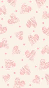 light pink heart background in