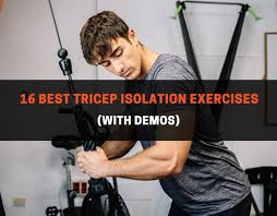 16 best tricep isolation exercises