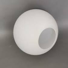 Matte White Globe Glass Lamp Shade