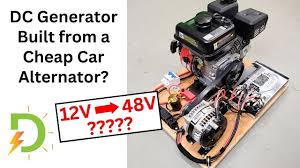 48v generator from a car alternator