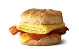 bacon  egg and cheese biscuit