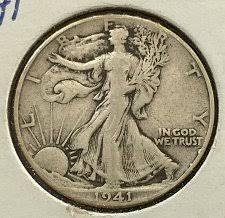 1941 Walking Liberty Half Dollar Coin Value Prices Photos