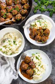 Salisbury steak may be a vintage recipe, but we're fully on board for the comeback. Salisbury Steak Meatballs Paleo Whole30 The Paleo Running Momma
