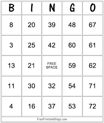 49 Printable Bingo Card Templates School Math Bingo Cards