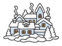 Winter fensterbilder motive die zur winterzeit hervorragend geeignet sind z.b. Fensterbild Winterstadt Bastelvorlagen Mit Anleitung