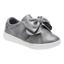 Infant Girls Keds Ace Bow Jr Sneaker Size 5 M Grey Synthetic