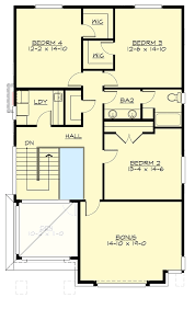Modern 4 Bed House Plan Under 3200