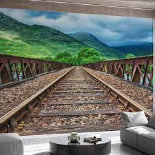 Railway Bridge Tracks Wall Murals