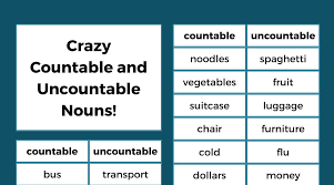 difficult countable and uncountable nouns