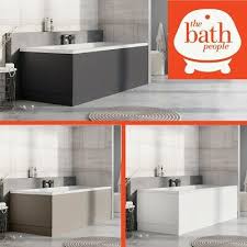 Bathroom city's range of bath panels, end panels and front panels are designed to suit all our bathroom products, with a vast range of. Home Furniture Diy Croydex Front End Unfold N Fit White Bath Panels Key Lockable Side Storage Kisetsu System Co Jp