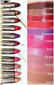 urban decay vice lipstick swatches