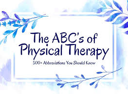 the abc s of physical therapy 500