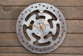 Wall Clock From An Old Brake Disc